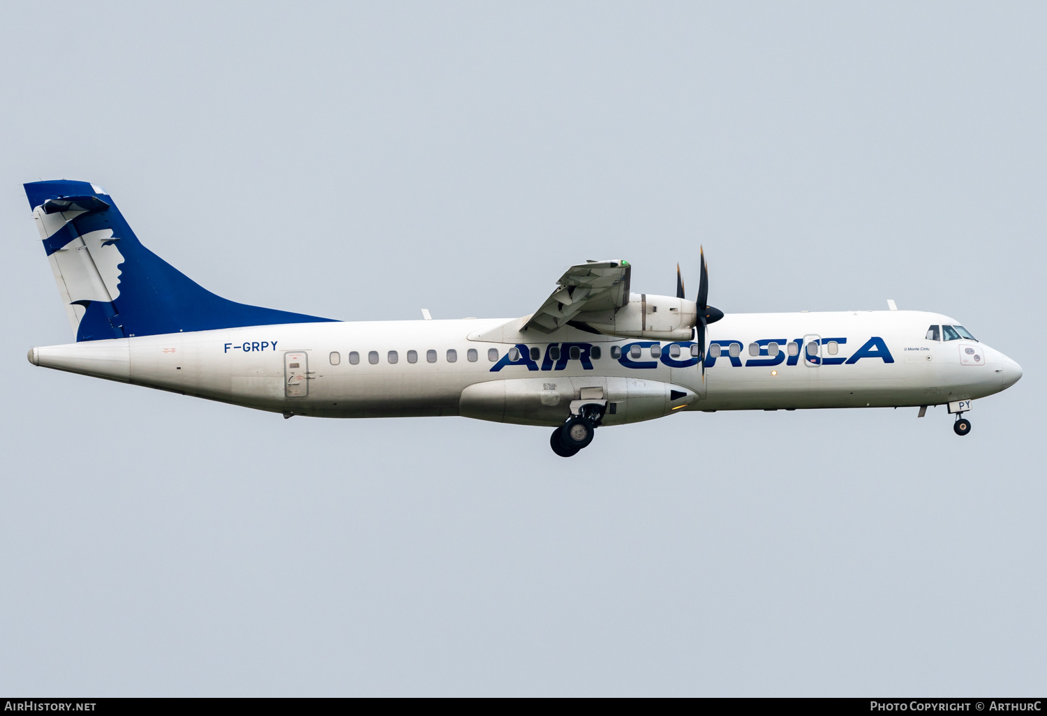 Aircraft Photo of F-GRPY | ATR ATR-72-500 (ATR-72-212A) | Air Corsica | AirHistory.net #451991