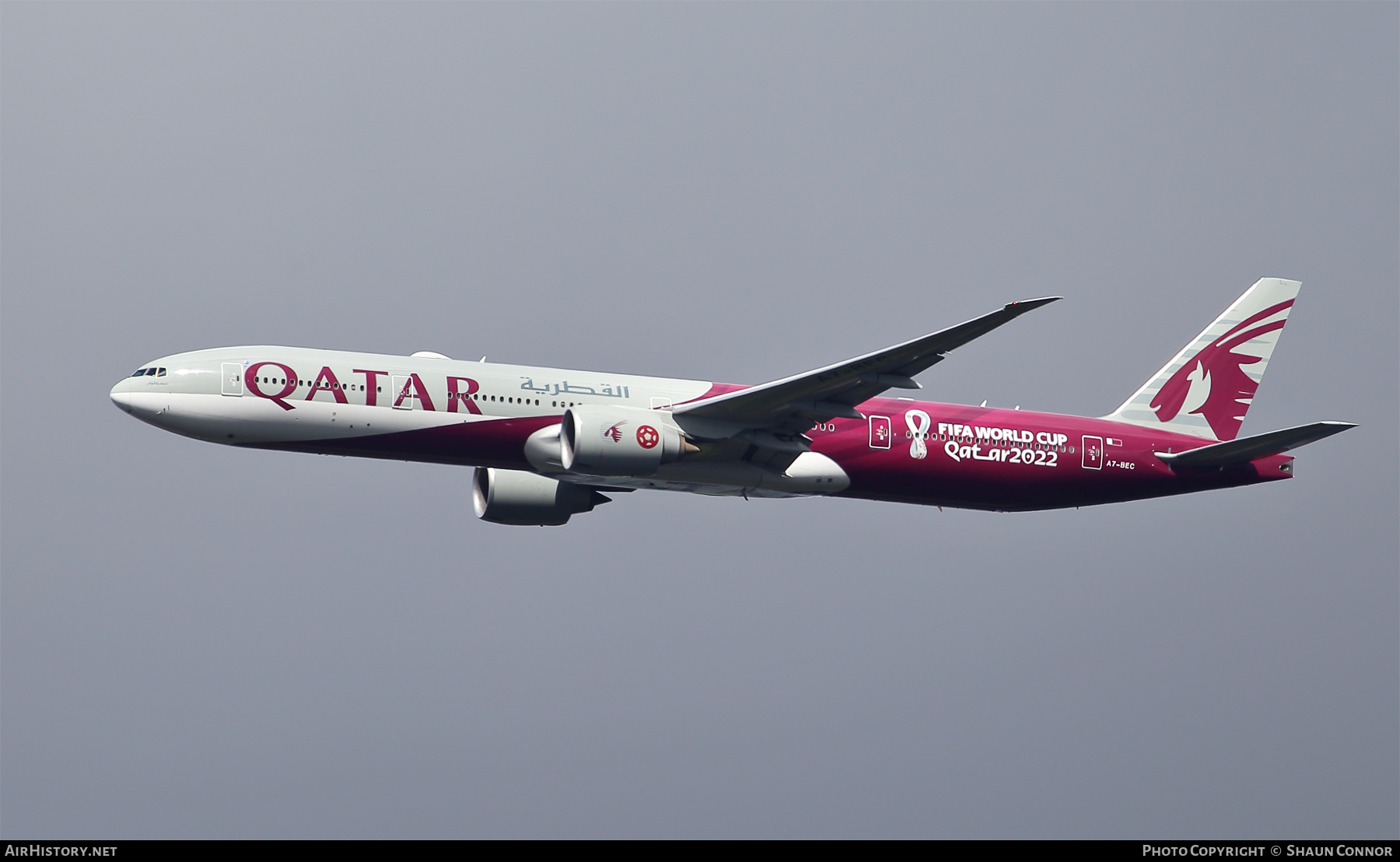 Aircraft Photo of A7-BEC | Boeing 777-3DZ/ER | Qatar Airways | AirHistory.net #452001