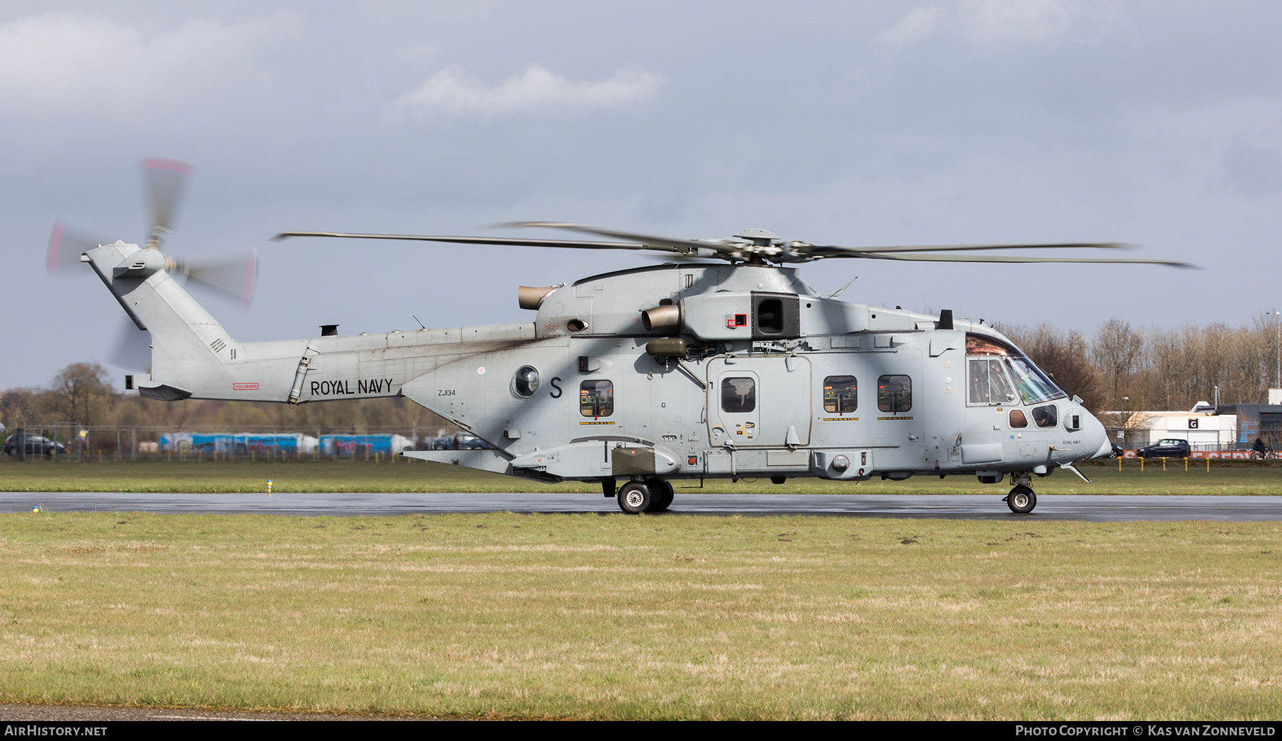 Aircraft Photo of ZJ134 | EHI EH101-411 Merlin HC4 | UK - Navy | AirHistory.net #452055