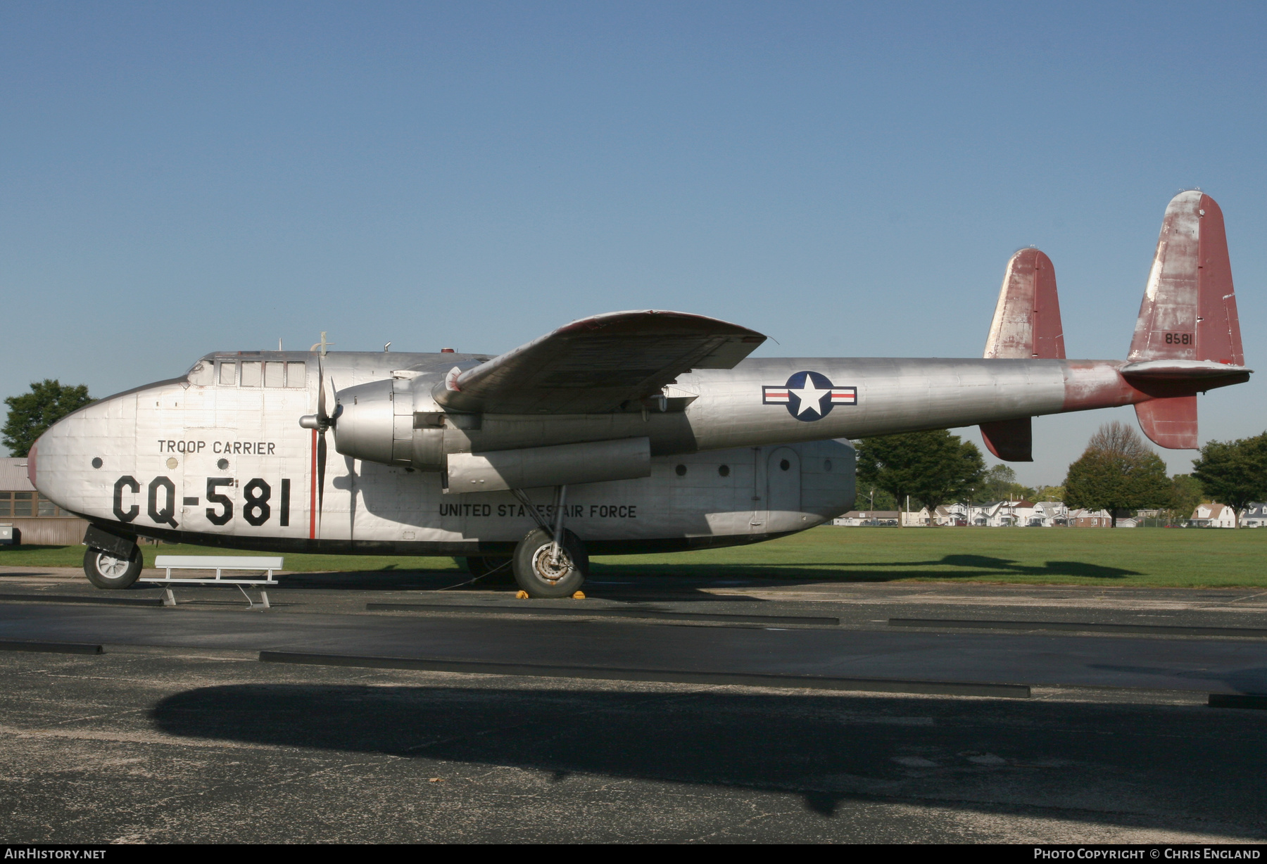 Aircraft Photo of N4752C / 8581 | Fairchild C-82A Packet | USA - Air Force | AirHistory.net #452085
