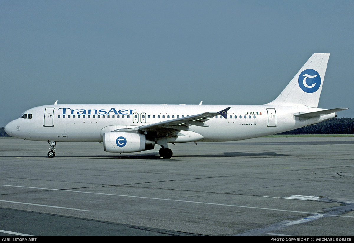 Aircraft Photo of EI-TLE | Airbus A320-231 | TransAer International Airlines | AirHistory.net #452122