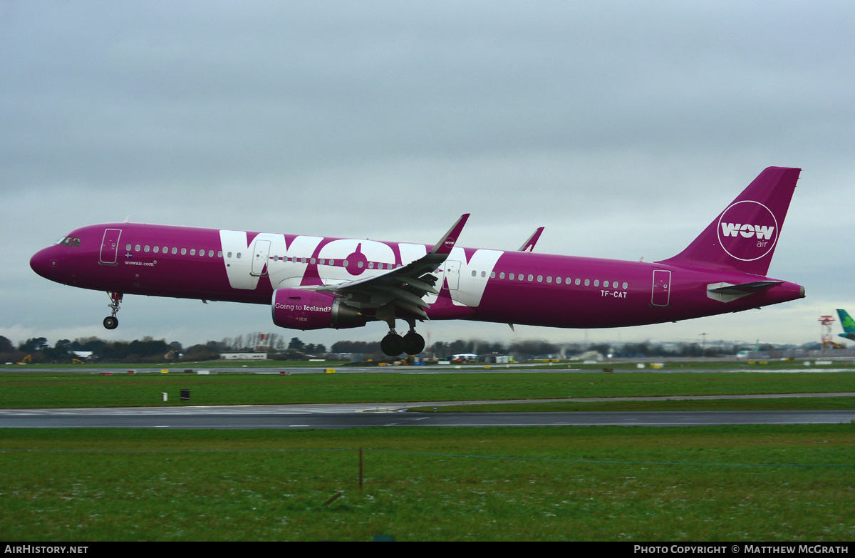 Aircraft Photo of TF-CAT | Airbus A321-211 | WOW Air | AirHistory.net #452126