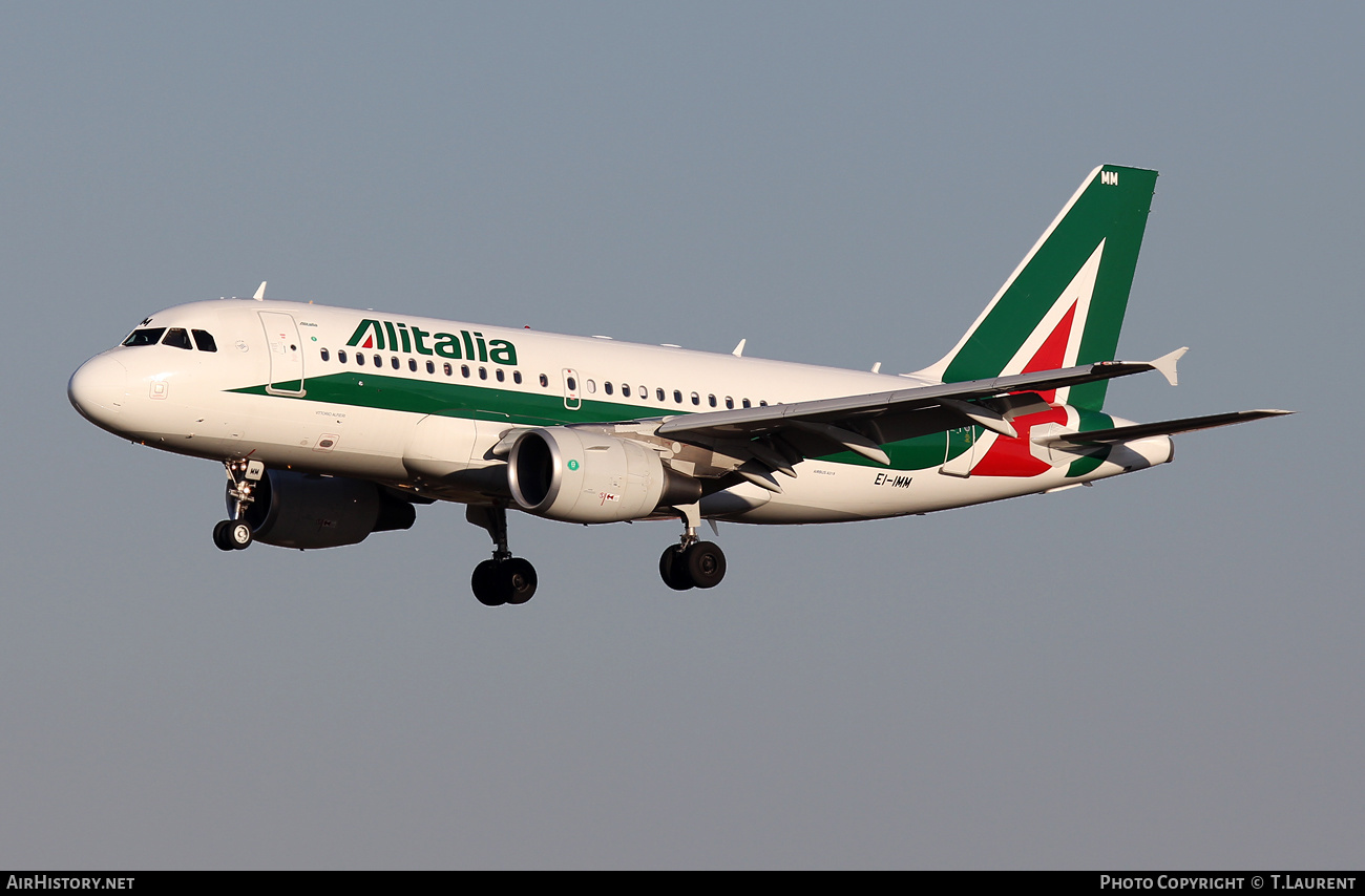 Aircraft Photo of EI-IMM | Airbus A319-111 | Alitalia | AirHistory.net #452150