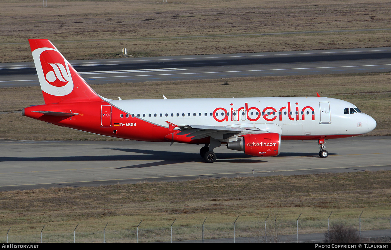 Aircraft Photo of D-ABGS | Airbus A319-112 | Air Berlin | AirHistory.net #452155