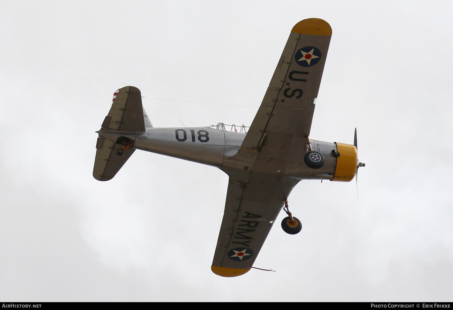 Aircraft Photo of N27003 / 41-21178 | Vultee BT-13A Valiant | Commemorative Air Force | USA - Air Force | AirHistory.net #452158