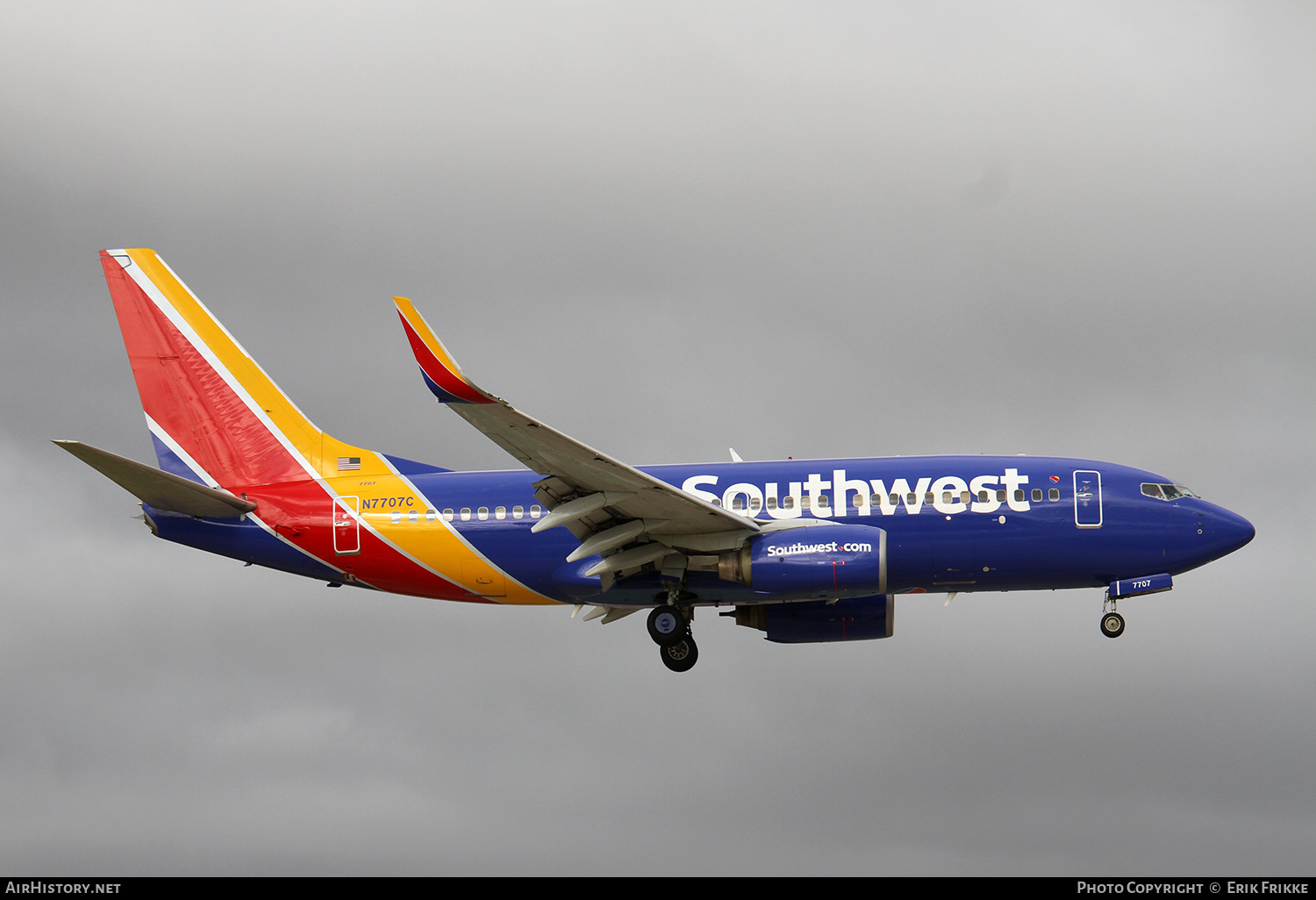 Aircraft Photo of N7707C | Boeing 737-76N | Southwest Airlines | AirHistory.net #452168