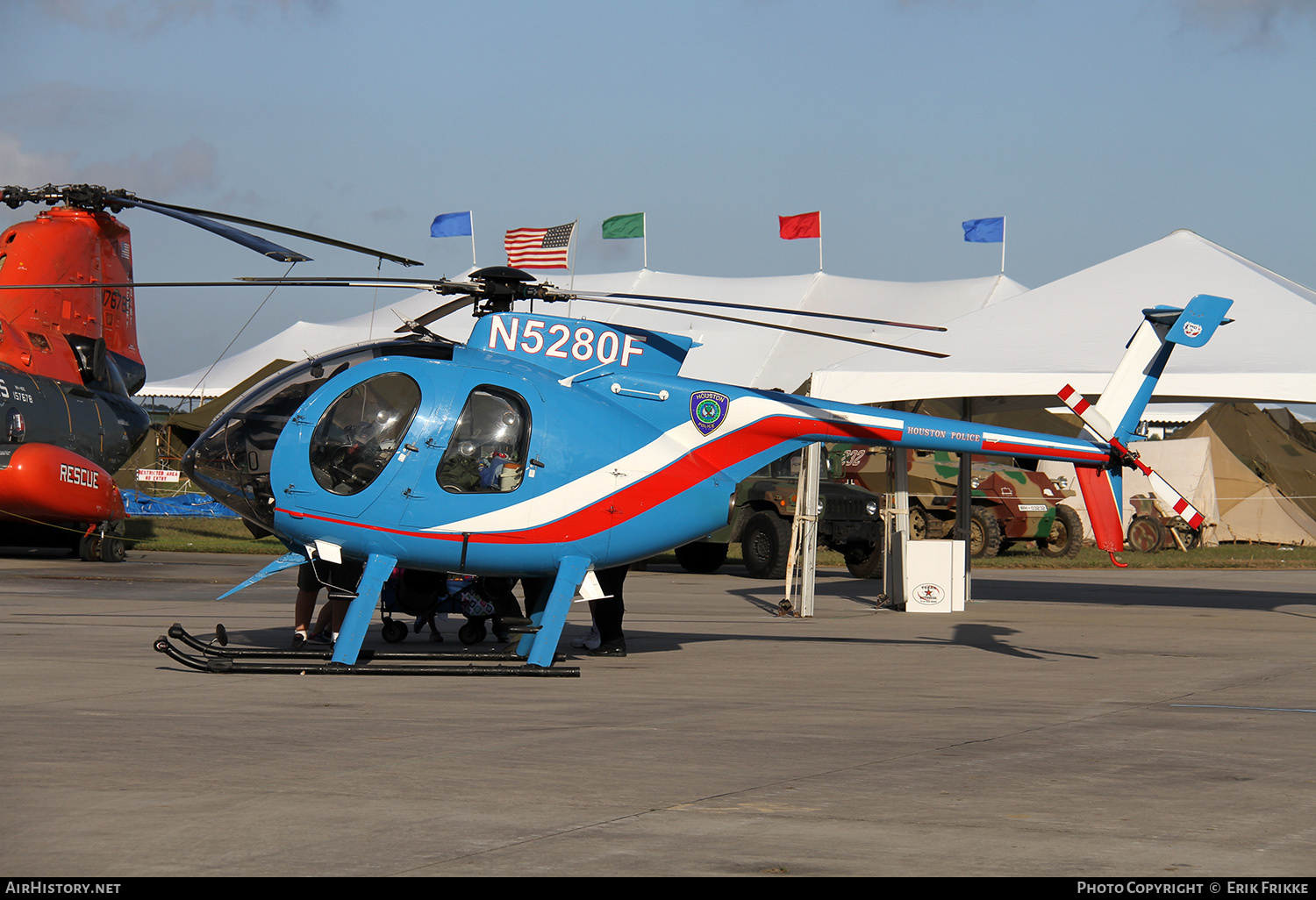 Aircraft Photo of N5280F | Hughes 500E (369E) | Houston Police | AirHistory.net #452176