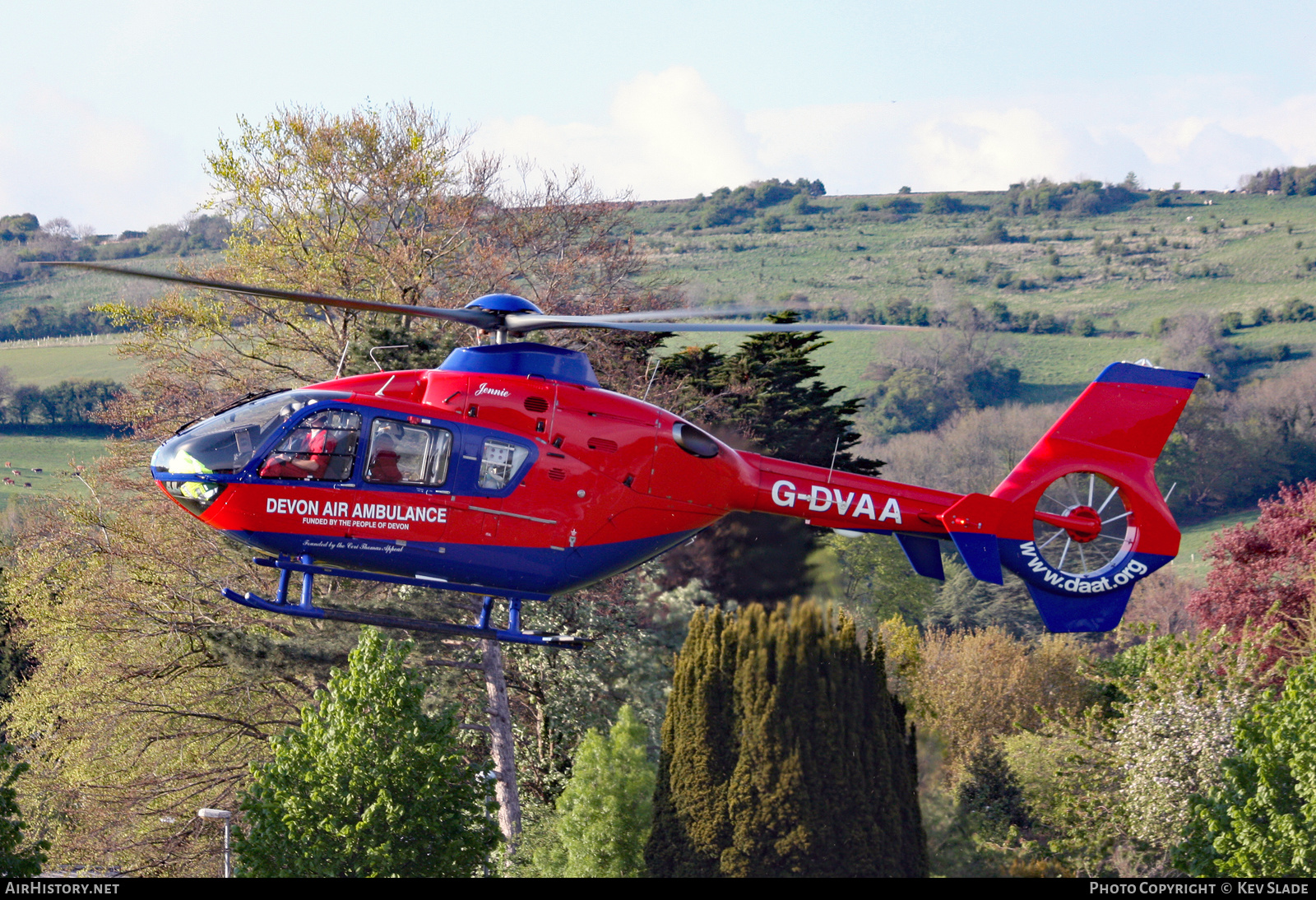 Aircraft Photo of G-DVAA | Eurocopter EC-135P-2+ | Devon Air Ambulance | AirHistory.net #452199