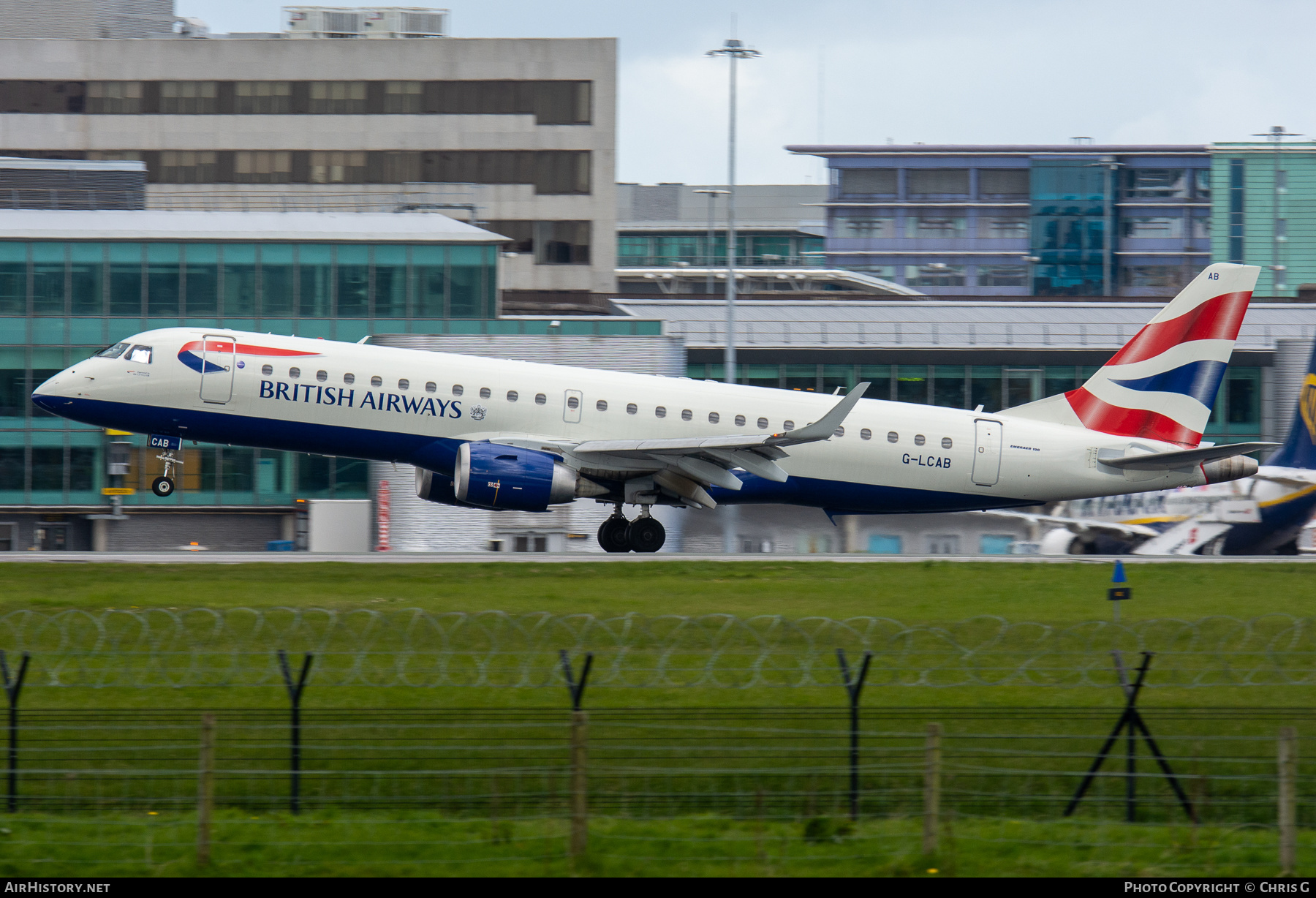 Aircraft Photo of G-LCAB | Embraer 190SR (ERJ-190-100SR) | British Airways | AirHistory.net #452215