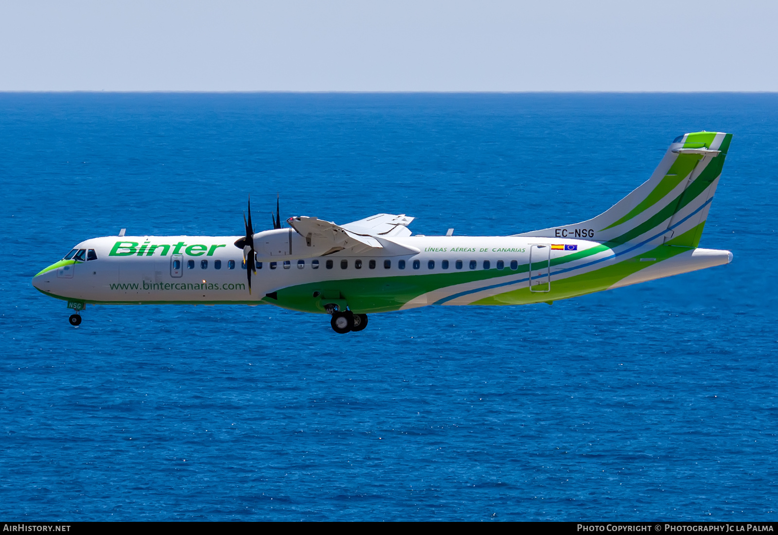 Aircraft Photo of EC-NSG | ATR ATR-72-600 (ATR-72-212A) | Binter Canarias | AirHistory.net #452224