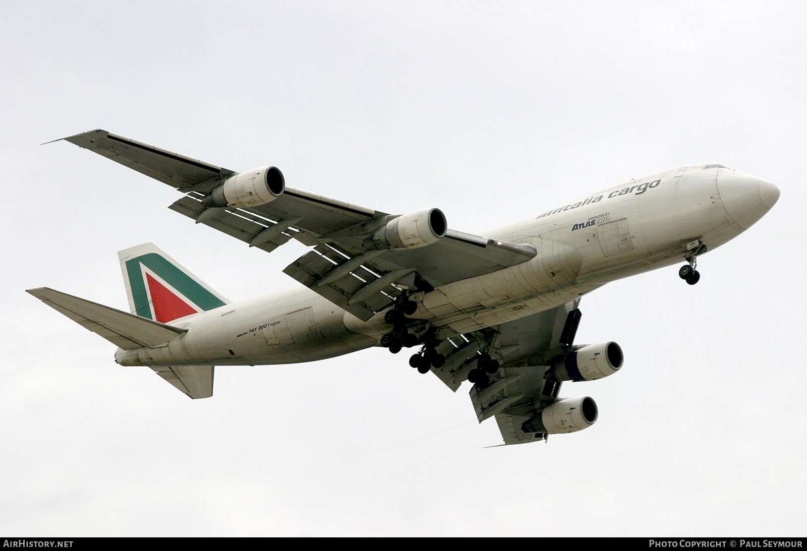 Aircraft Photo of N536MC | Boeing 747-228F/SCD | Alitalia Cargo | AirHistory.net #452230