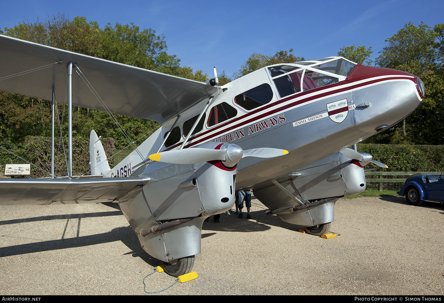 Aircraft Photo of G-AGSH | De Havilland D.H. 89A Dragon Rapide | BEA - British European Airways | AirHistory.net #452231