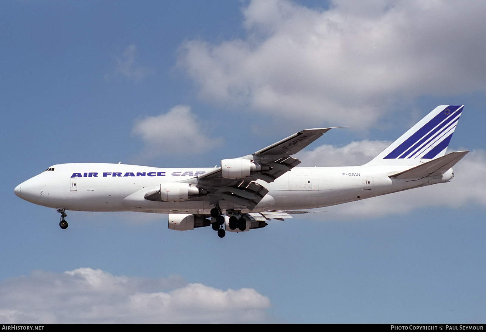 Aircraft Photo of F-GPAN | Boeing 747-2B3F/SCD | Air France Cargo | AirHistory.net #452233