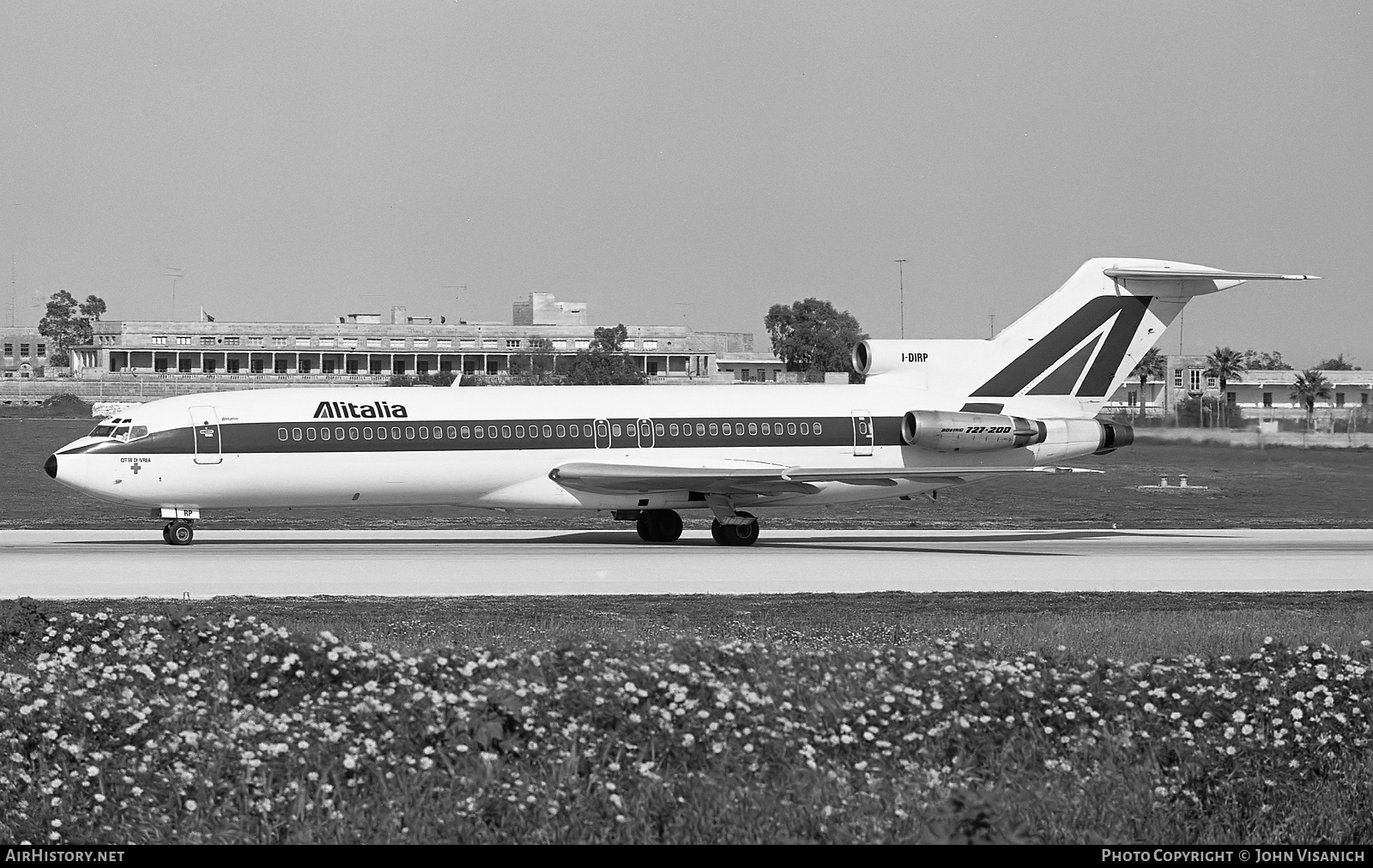 Aircraft Photo of I-DIRP | Boeing 727-243/Adv | Alitalia | AirHistory.net #452330