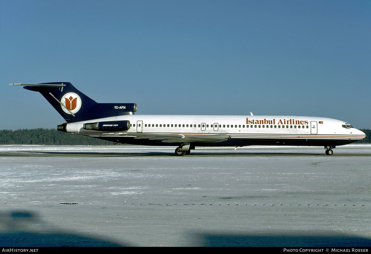 Aircraft Photo of TC-AFN | Boeing 727-230/Adv | Istanbul Airlines | AirHistory.net #452337