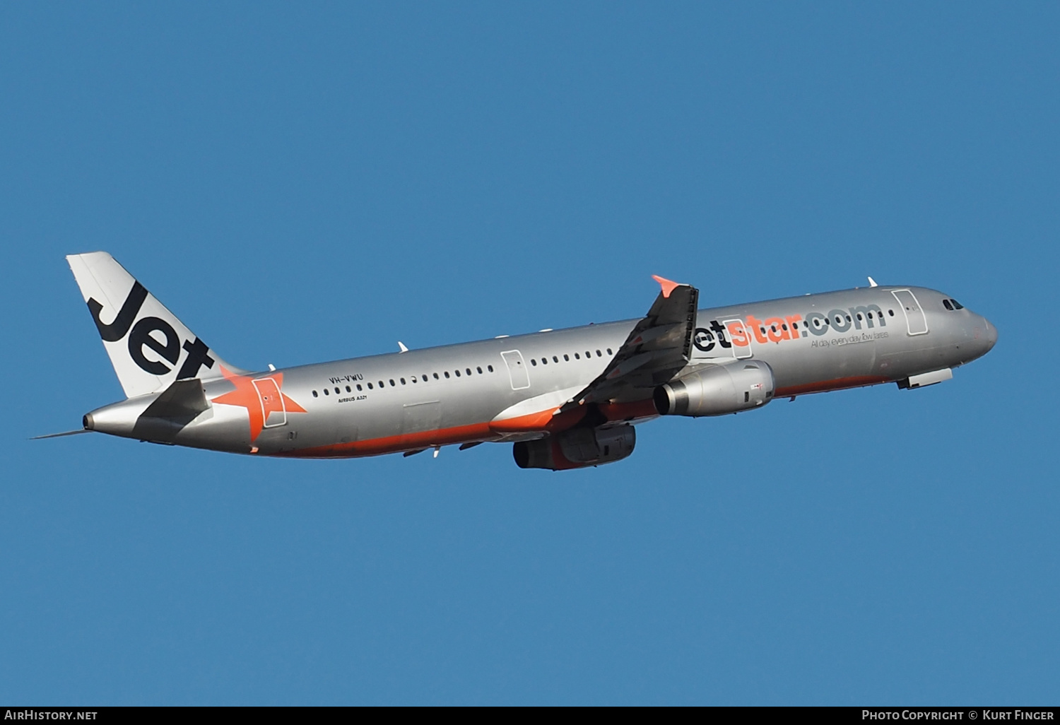 Aircraft Photo of VH-VWU | Airbus A321-231 | Jetstar Airways | AirHistory.net #452349