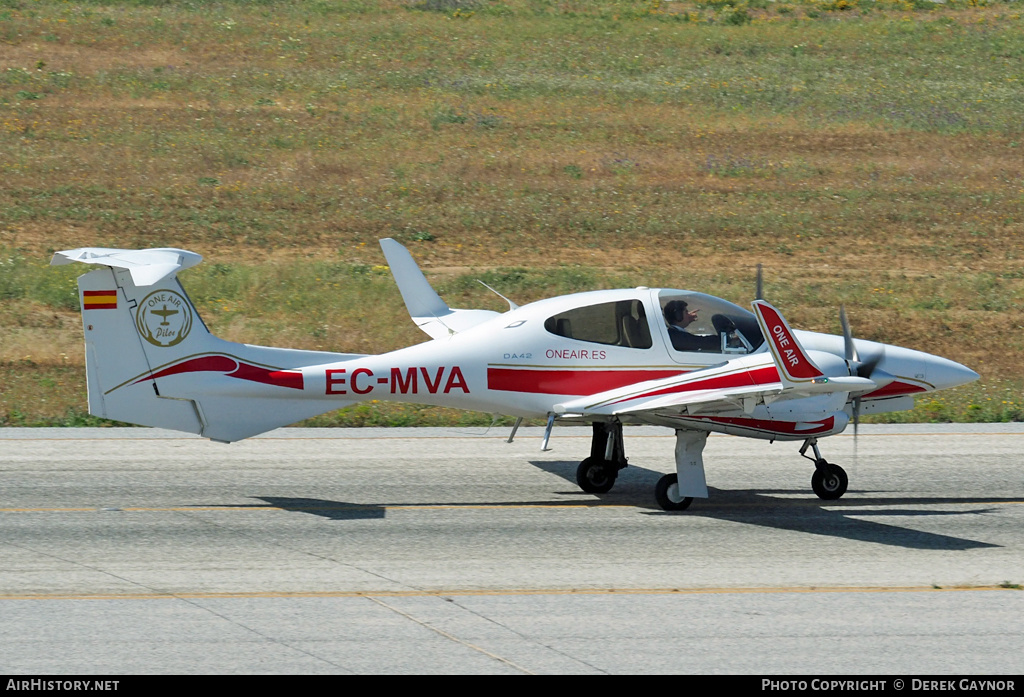 Aircraft Photo of EC-MVA | Diamond DA42-180 Twin Star | One Air | AirHistory.net #452372