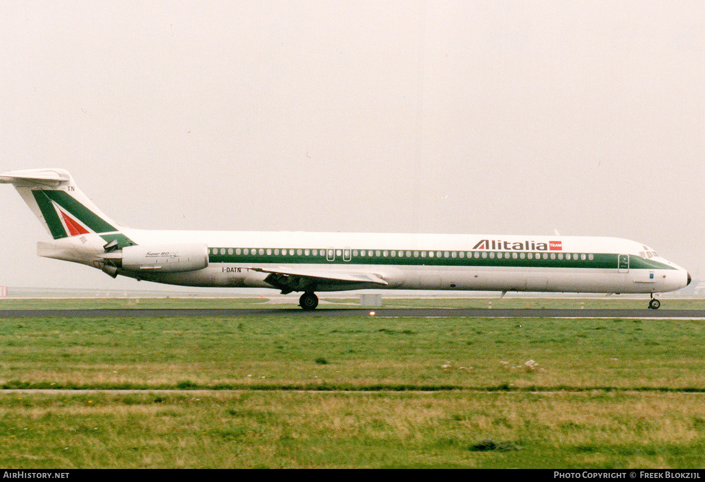 Aircraft Photo of I-DATN | McDonnell Douglas MD-82 (DC-9-82) | Alitalia | AirHistory.net #452376