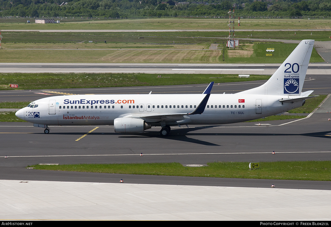 Aircraft Photo of TC-SUL | Boeing 737-85F | SunExpress | AirHistory.net #452383