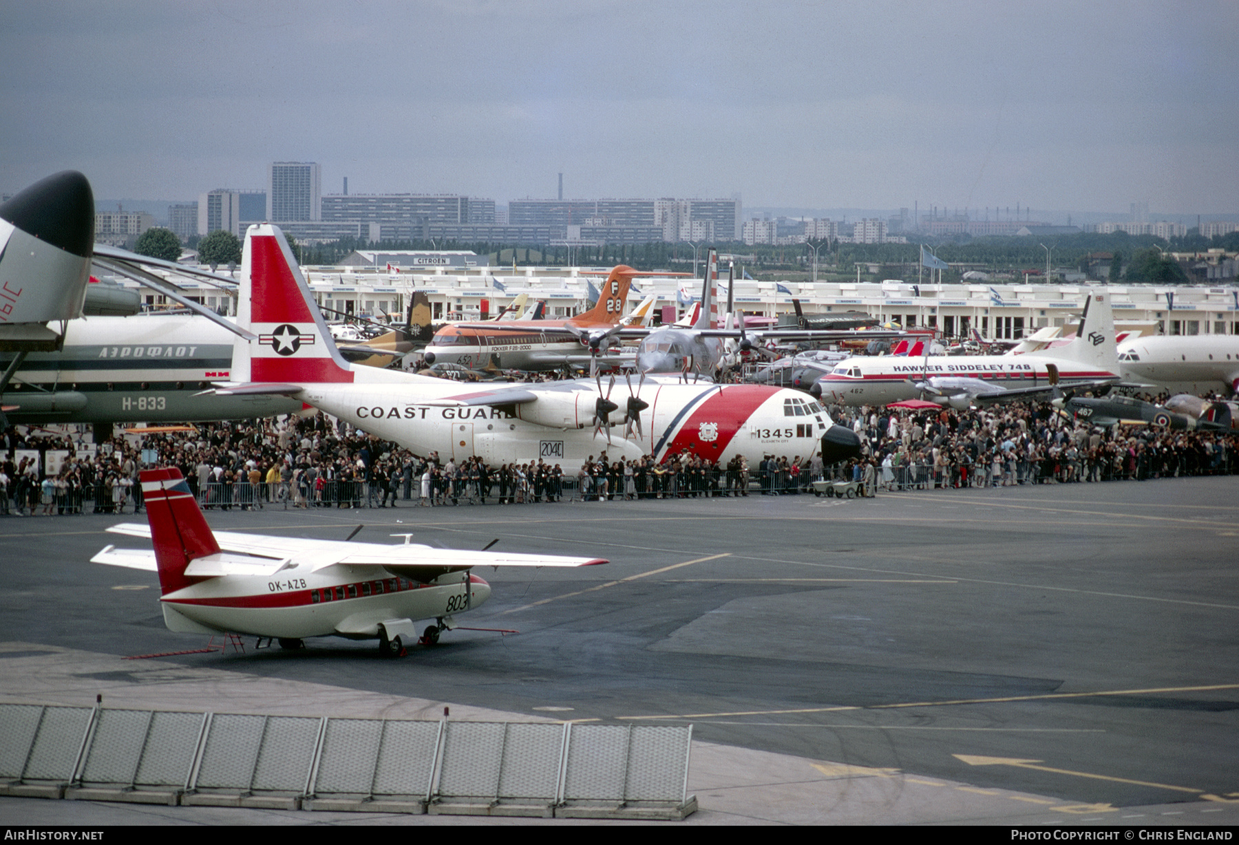 Aircraft Photo of 1345 | Lockheed HC-130B Hercules (L-282) | USA - Coast Guard | AirHistory.net #452388