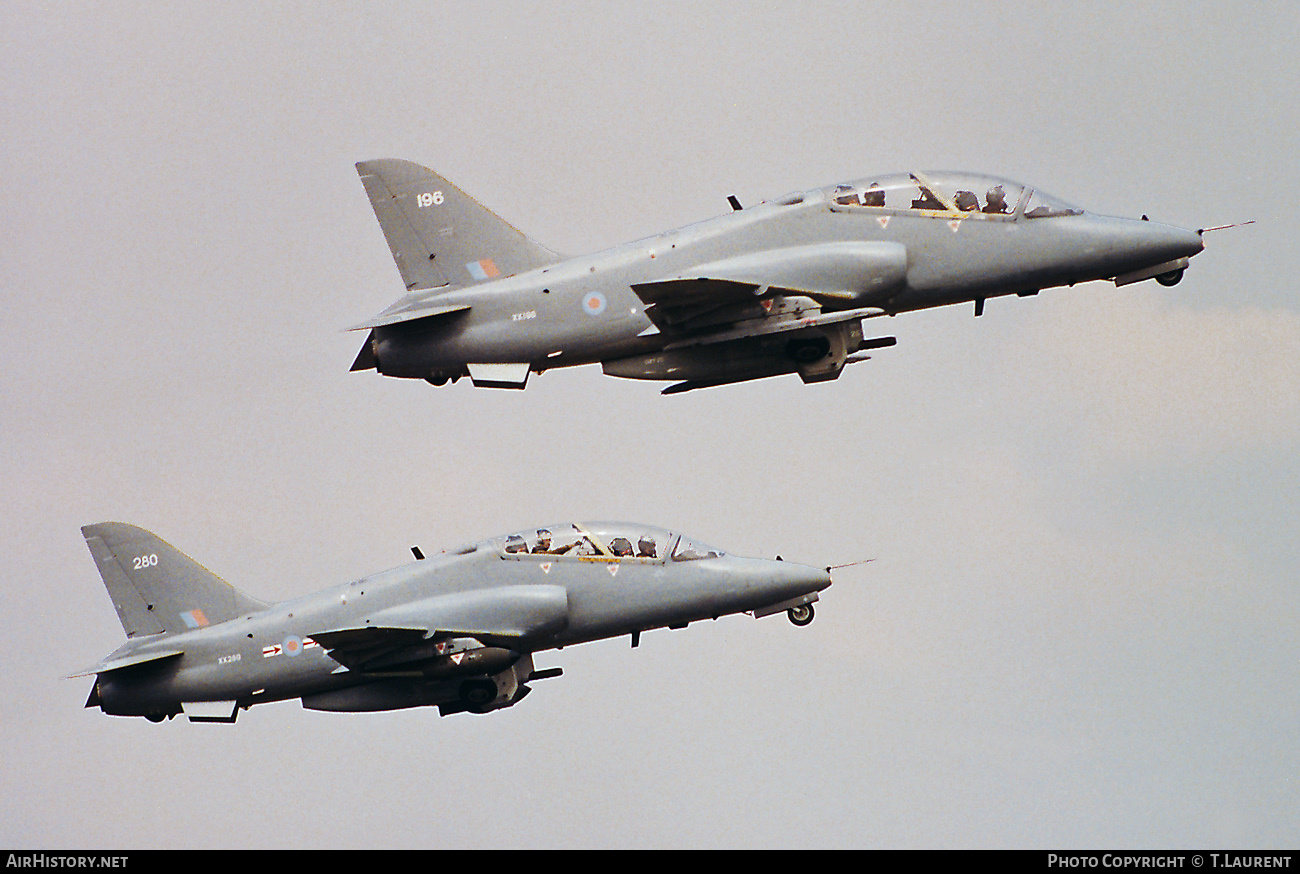 Aircraft Photo of XX196 | British Aerospace Hawk T.1A | UK - Air Force | AirHistory.net #452392