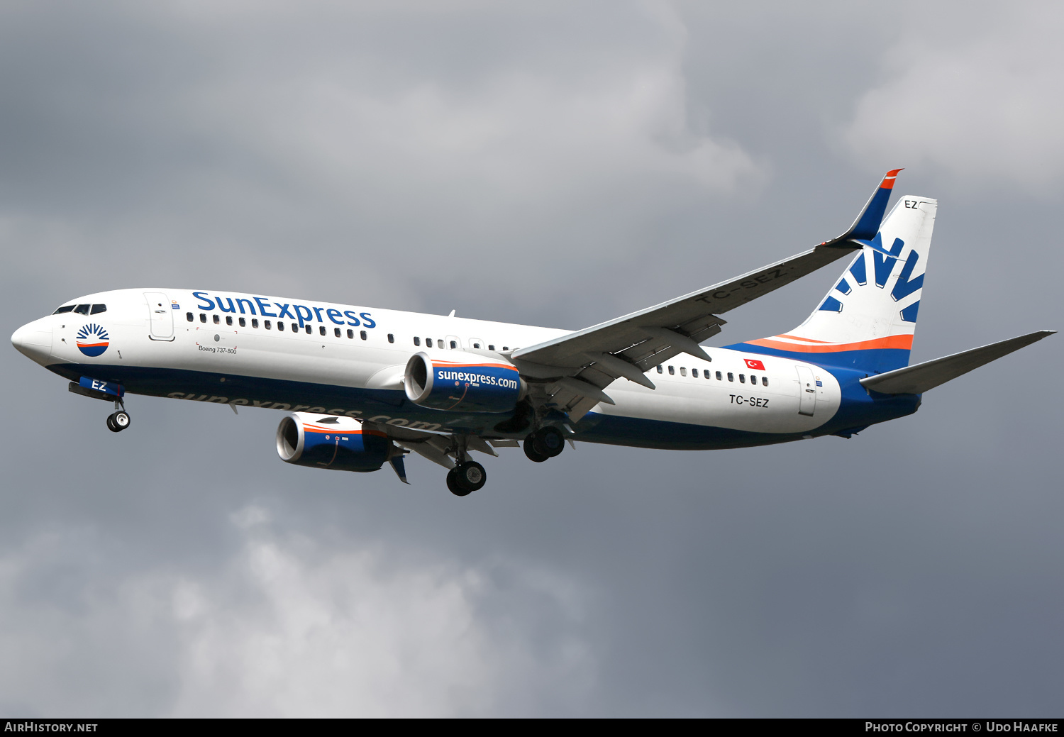 Aircraft Photo of TC-SEZ | Boeing 737-8HC | SunExpress | AirHistory.net #452407