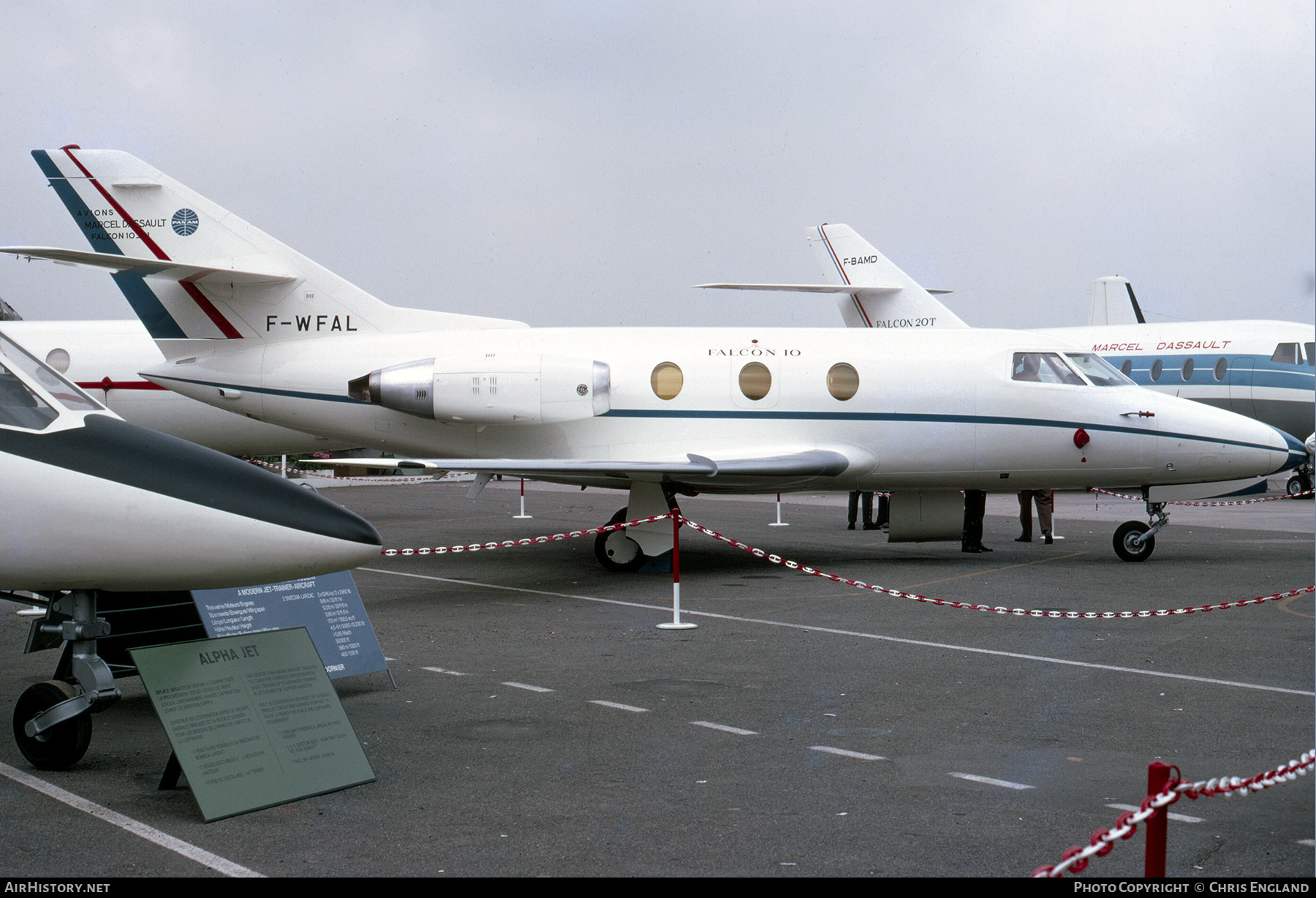 Aircraft Photo of F-WFAL | Dassault Falcon 10 | AirHistory.net #452439
