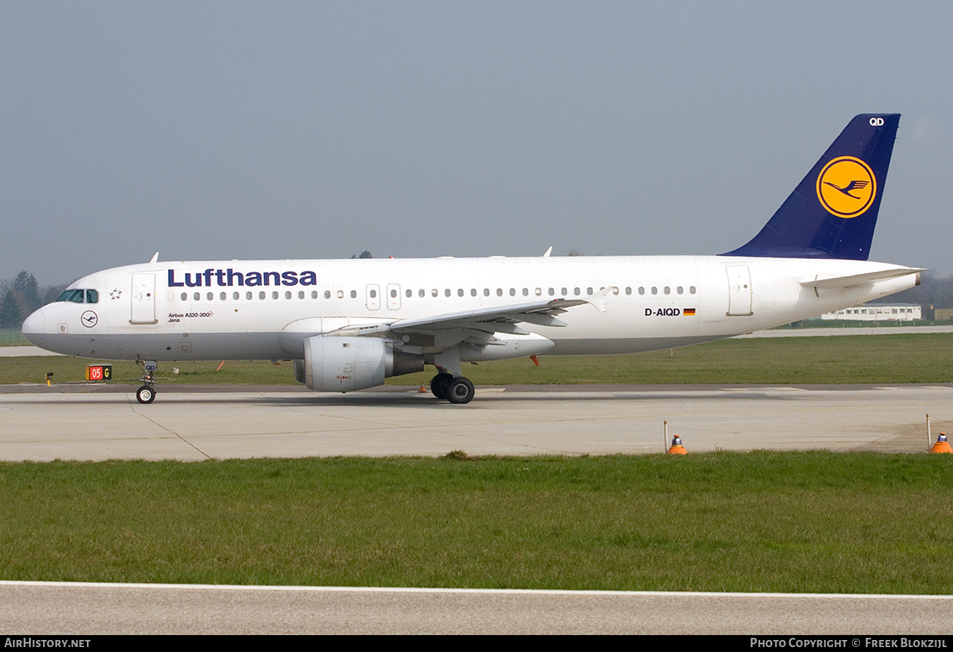 Aircraft Photo of D-AIQD | Airbus A320-211 | Lufthansa | AirHistory.net #452442