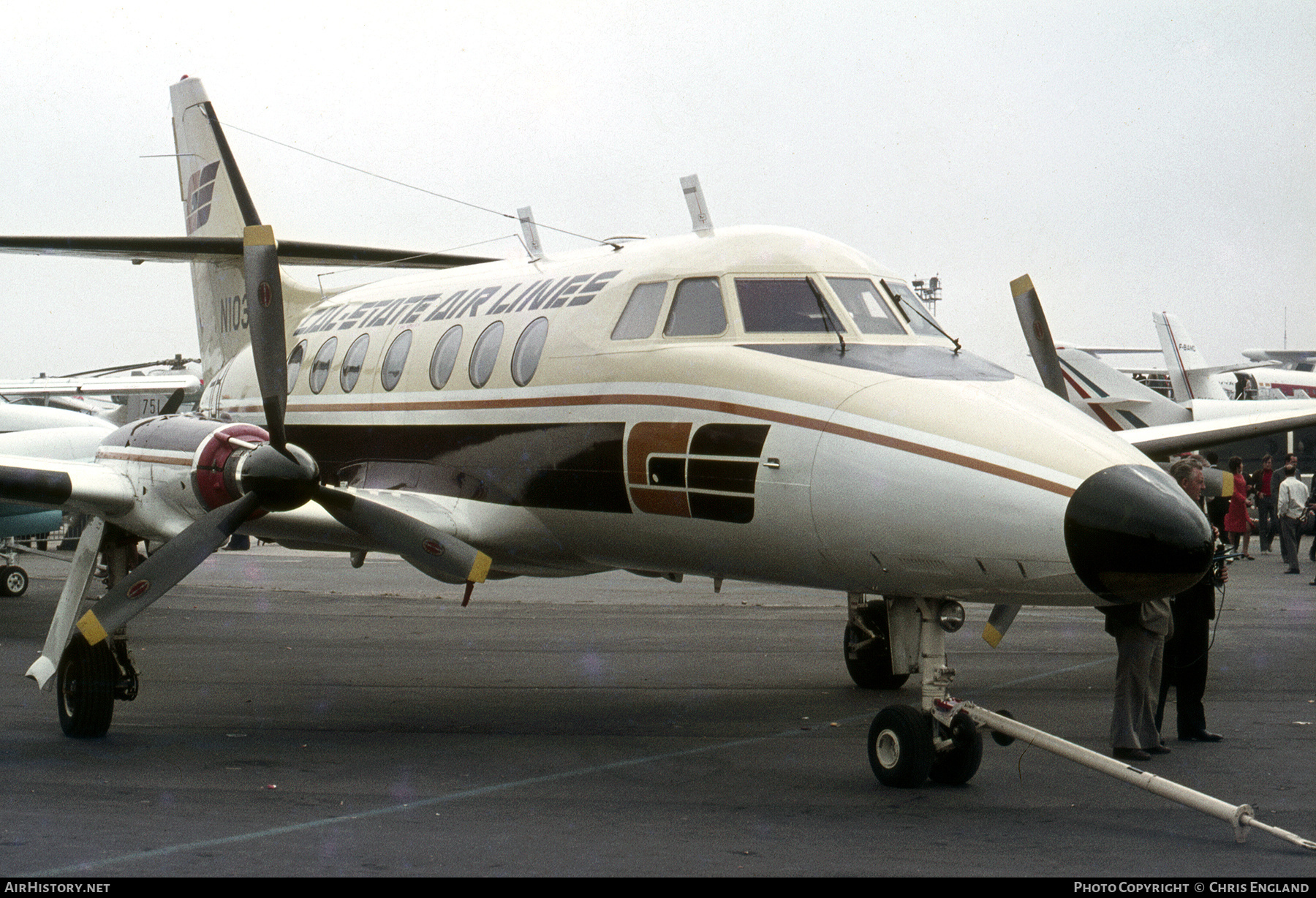 Aircraft Photo of N1035S | Handley Page HP-137 Jetstream 1 | Cal-State Air Lines | AirHistory.net #452445