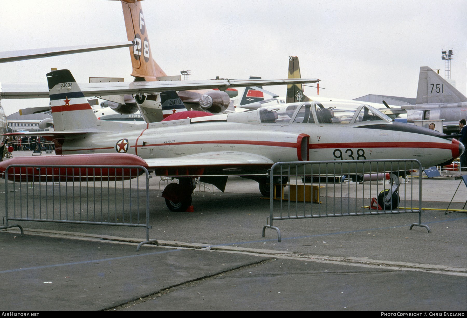 Aircraft Photo of 23003 | Soko G-2A Galeb | Yugoslavia - Air Force | AirHistory.net #452449