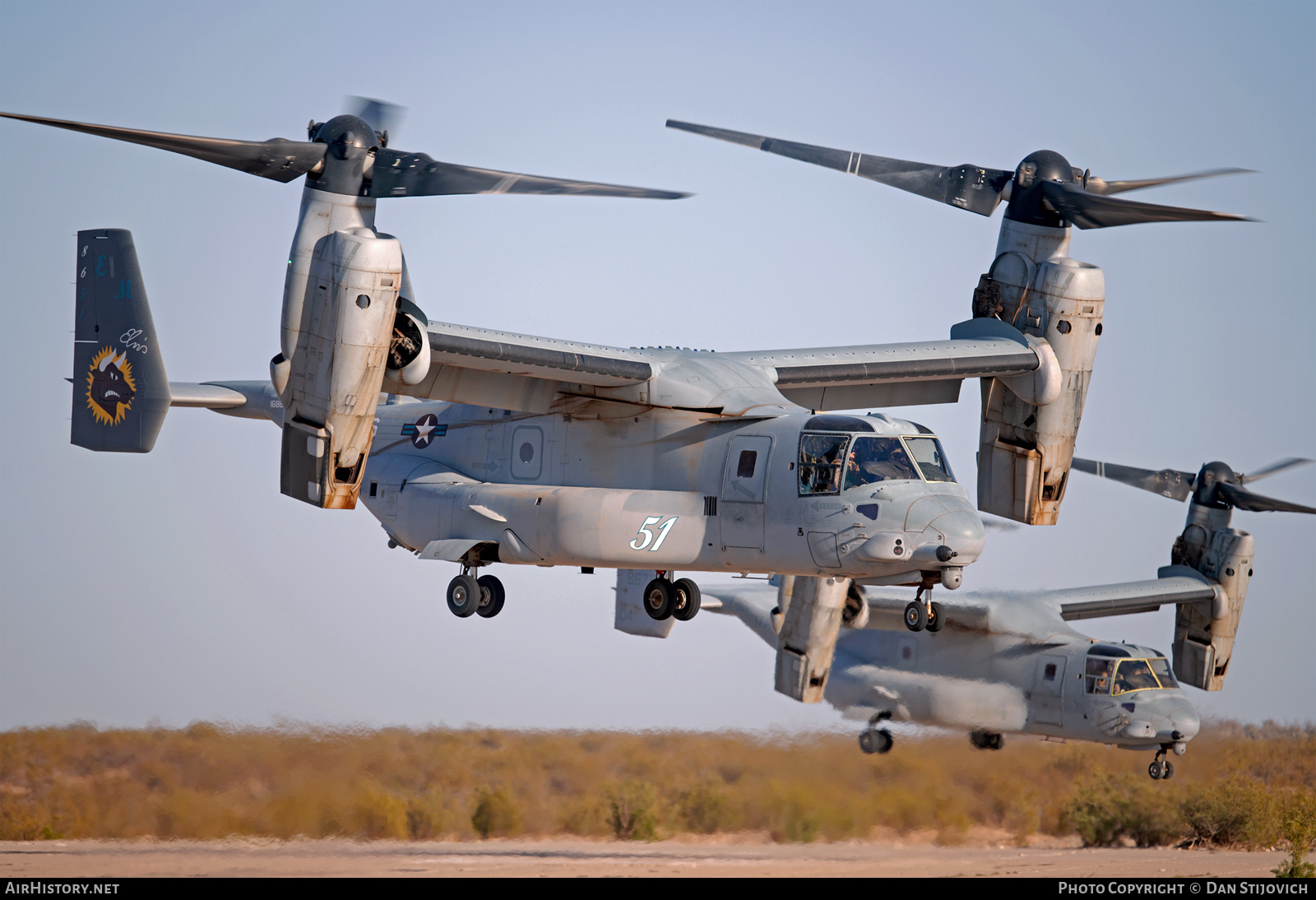 Aircraft Photo of 168651 / 8651 | Bell-Boeing MV-22B Osprey | USA - Marines | AirHistory.net #452458