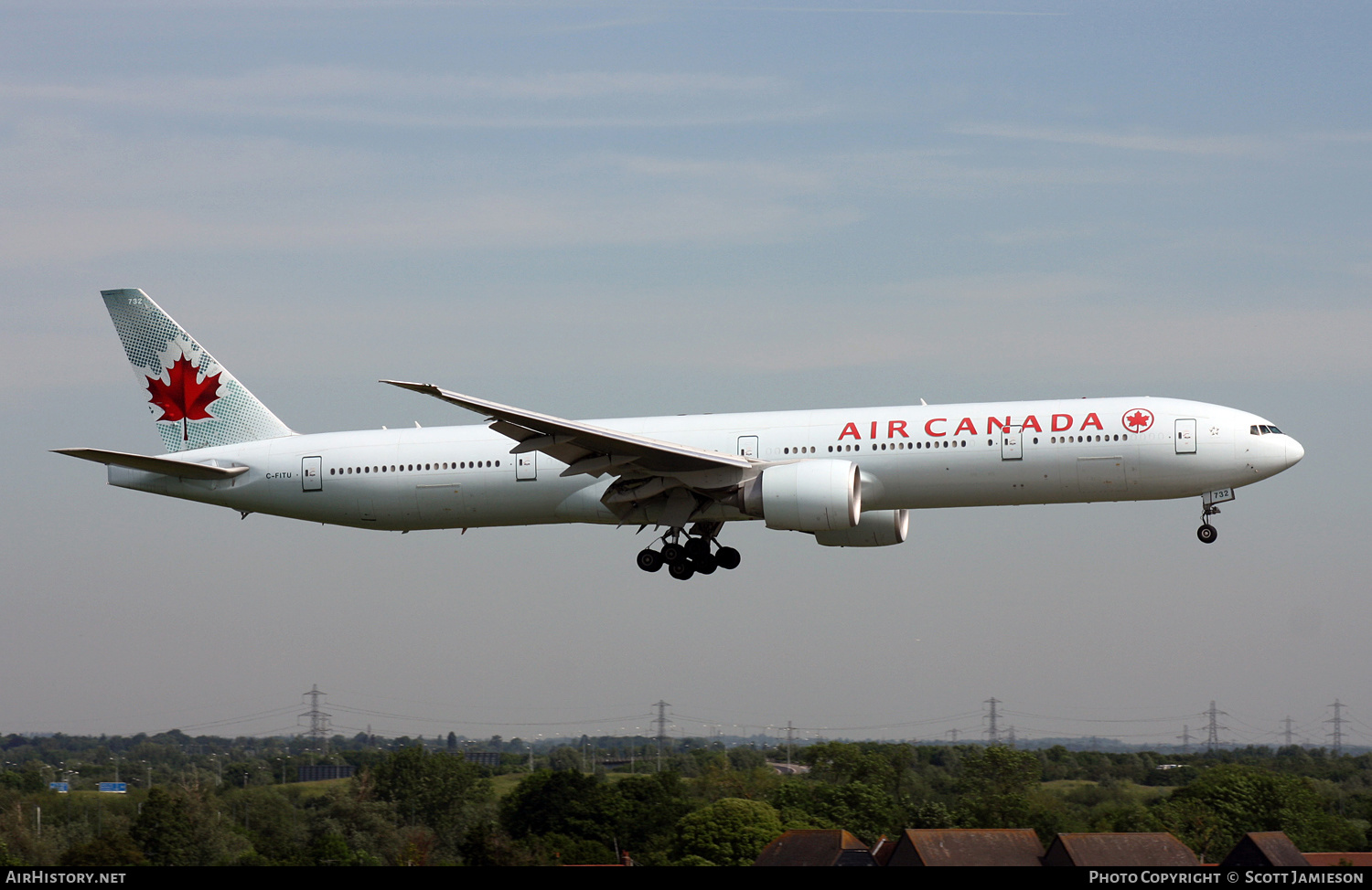 Aircraft Photo of C-FITU | Boeing 777-333/ER | Air Canada | AirHistory.net #452462