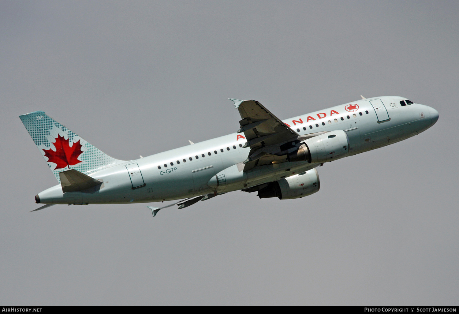 Aircraft Photo of C-GITP | Airbus A319-112 | Air Canada | AirHistory.net #452463
