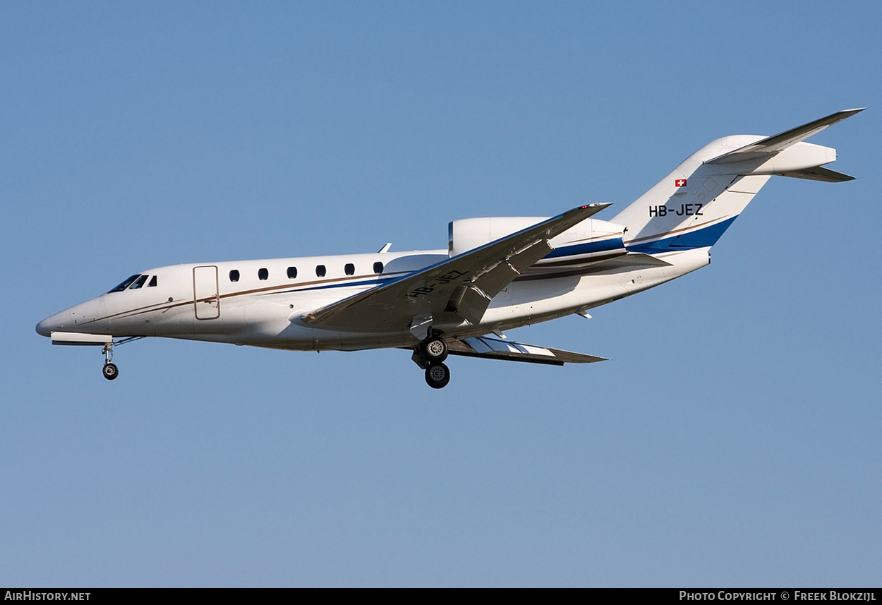 Aircraft Photo of HB-JEZ | Cessna 750 Citation X | AirHistory.net #452469