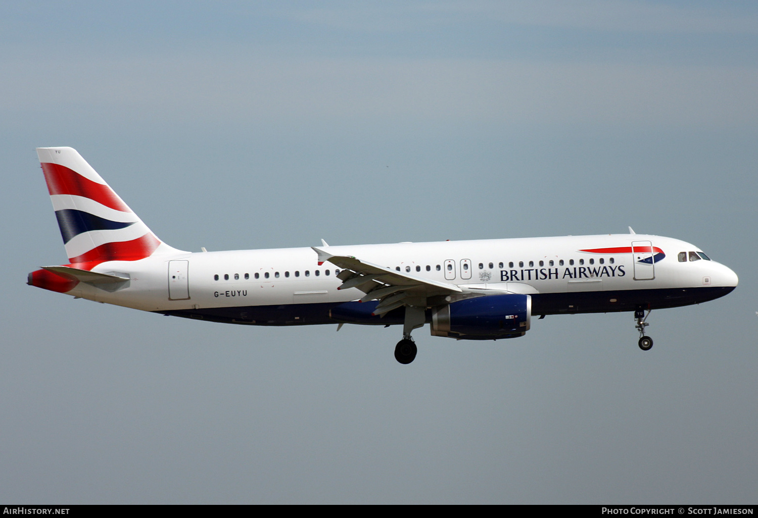 Aircraft Photo of G-EUYU | Airbus A320-232 | British Airways | AirHistory.net #452474