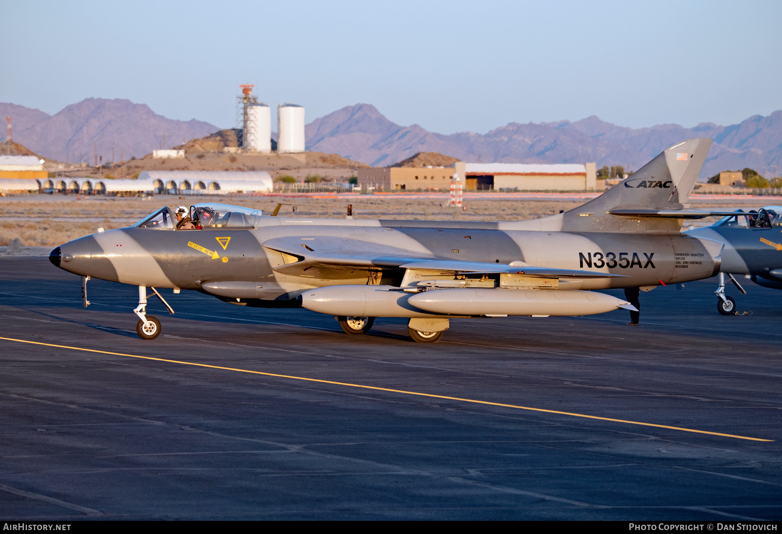 Aircraft Photo of N335AX / J-4091 | Hawker Hunter F58 | ATAC - Airborne Tactical Advantage Company | AirHistory.net #452485