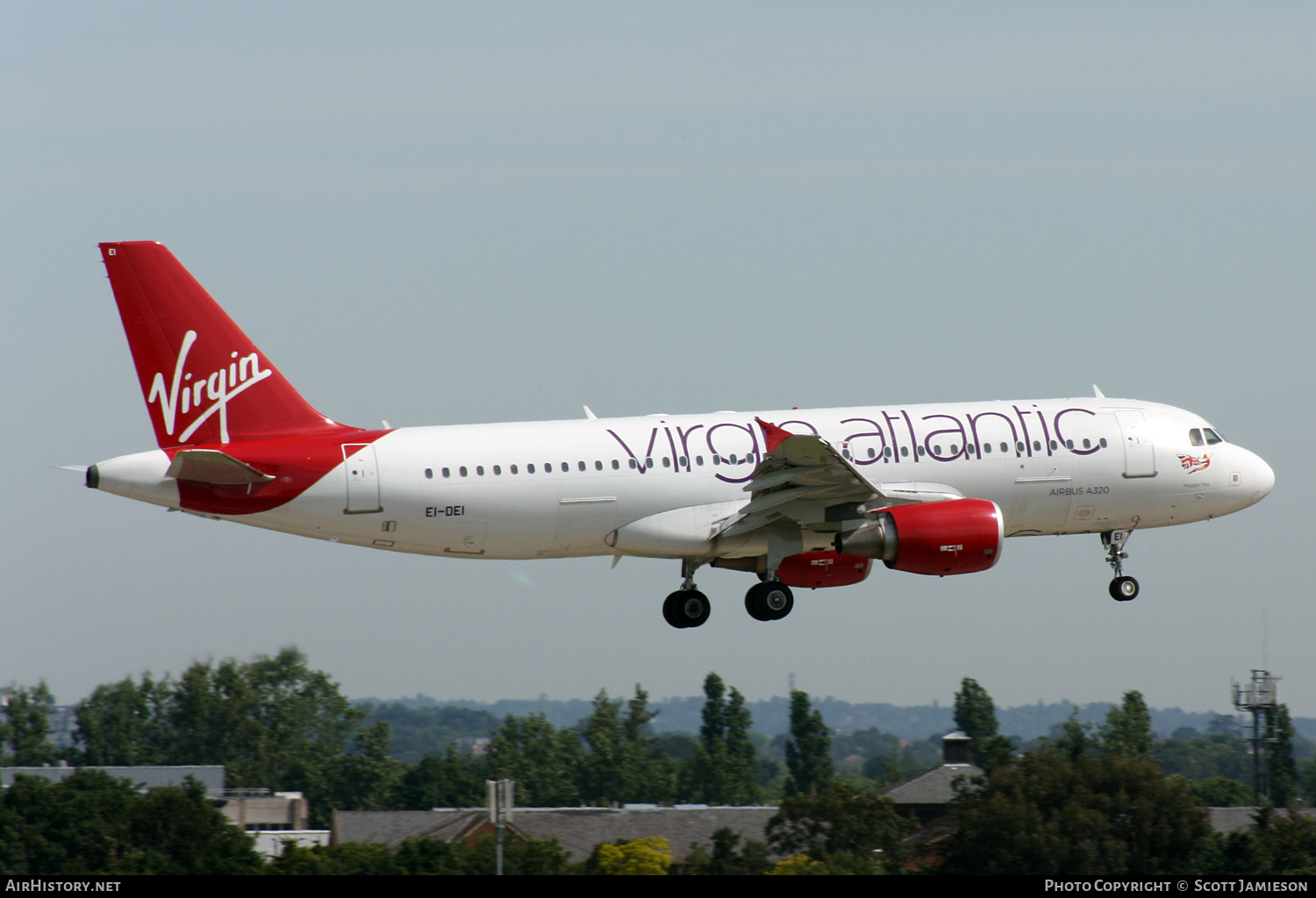 Aircraft Photo of EI-DEI | Airbus A320-214 | Virgin Atlantic Airways | AirHistory.net #452487