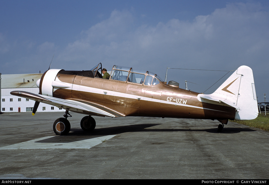 Aircraft Photo of CF-UZW | North American T-6J Harvard Mk IV | Canada - Air Force | AirHistory.net #452509