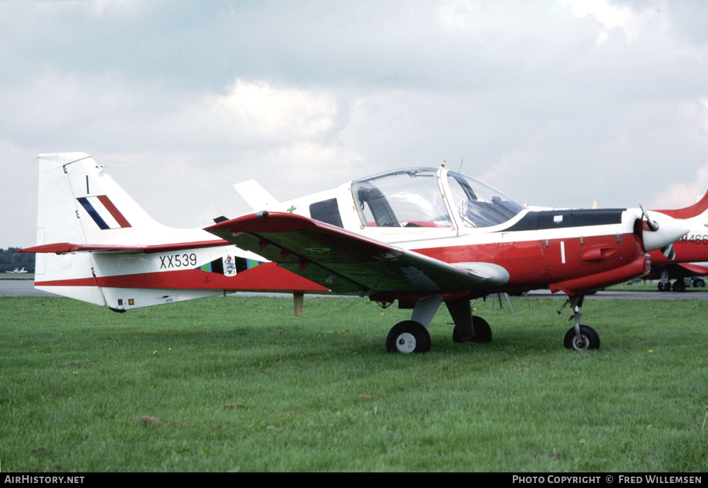 Aircraft Photo of XX539 | Scottish Aviation Bulldog T1 | UK - Air Force | AirHistory.net #452514