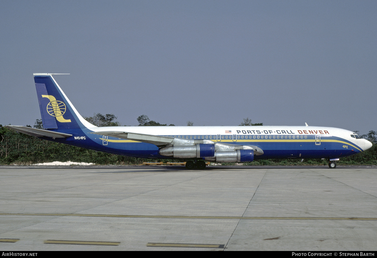 Aircraft Photo of N454PC | Boeing 707-321B | Ports of Call | AirHistory.net #452522