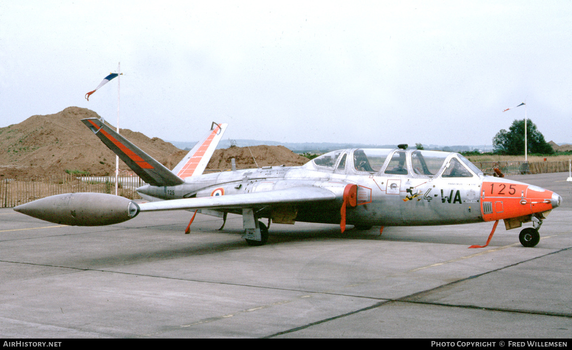 Aircraft Photo of 125 | Fouga CM-170R Magister | France - Air Force | AirHistory.net #452526