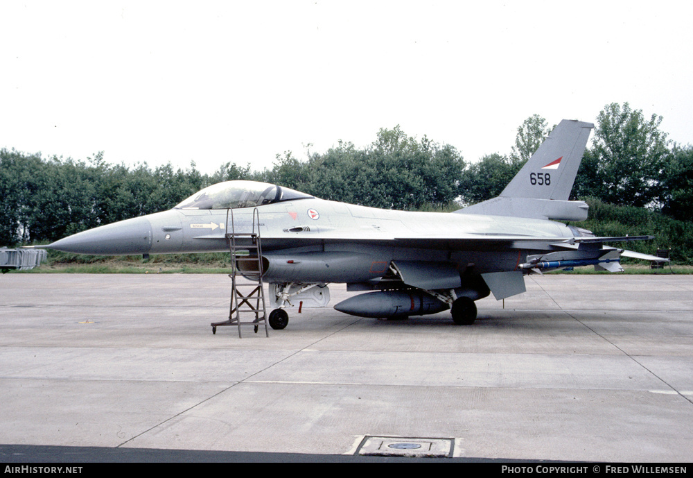 Aircraft Photo of 658 | General Dynamics F-16A Fighting Falcon | Norway - Air Force | AirHistory.net #452544