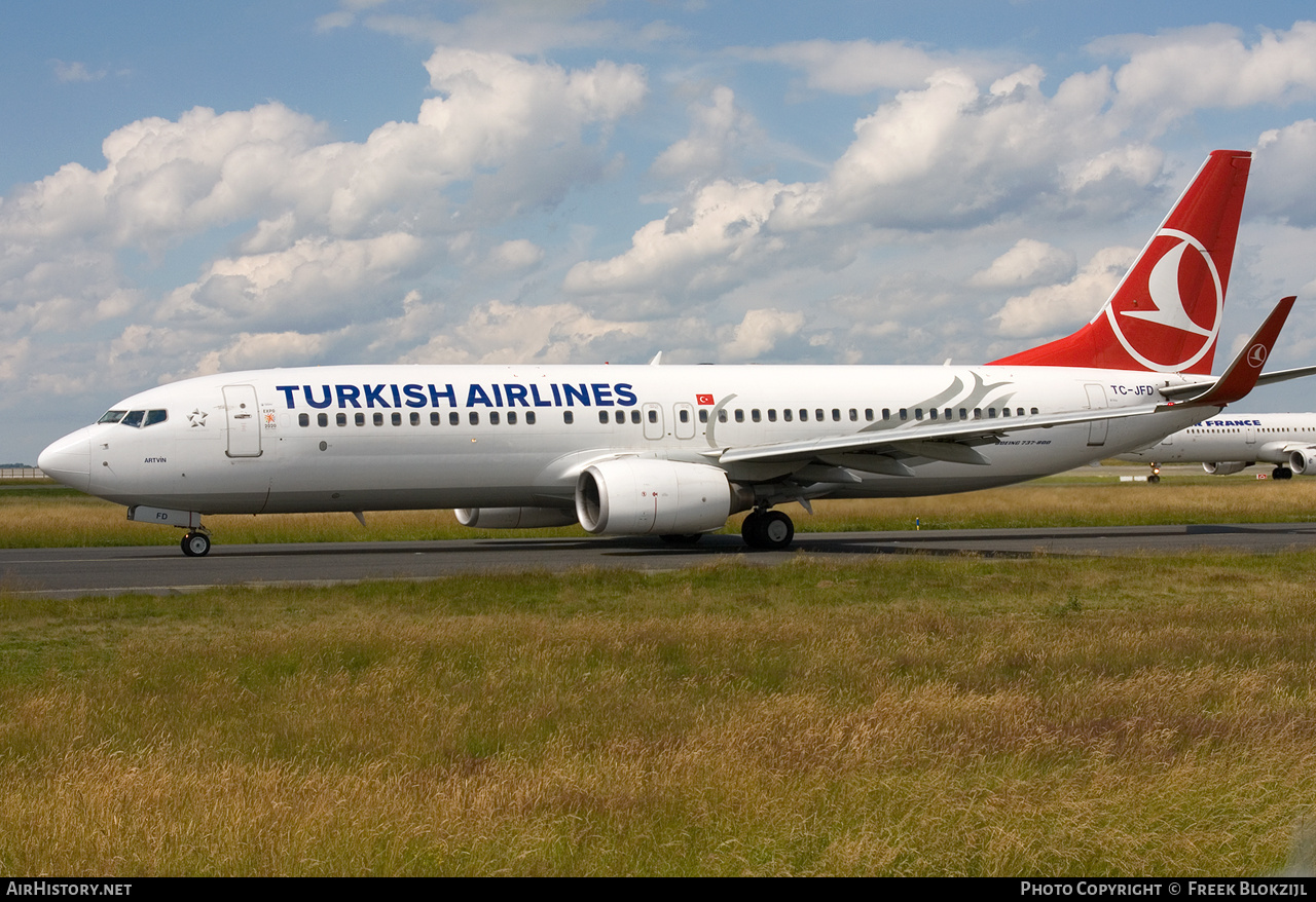 Aircraft Photo of TC-JFD | Boeing 737-8F2 | Turkish Airlines | AirHistory.net #452545