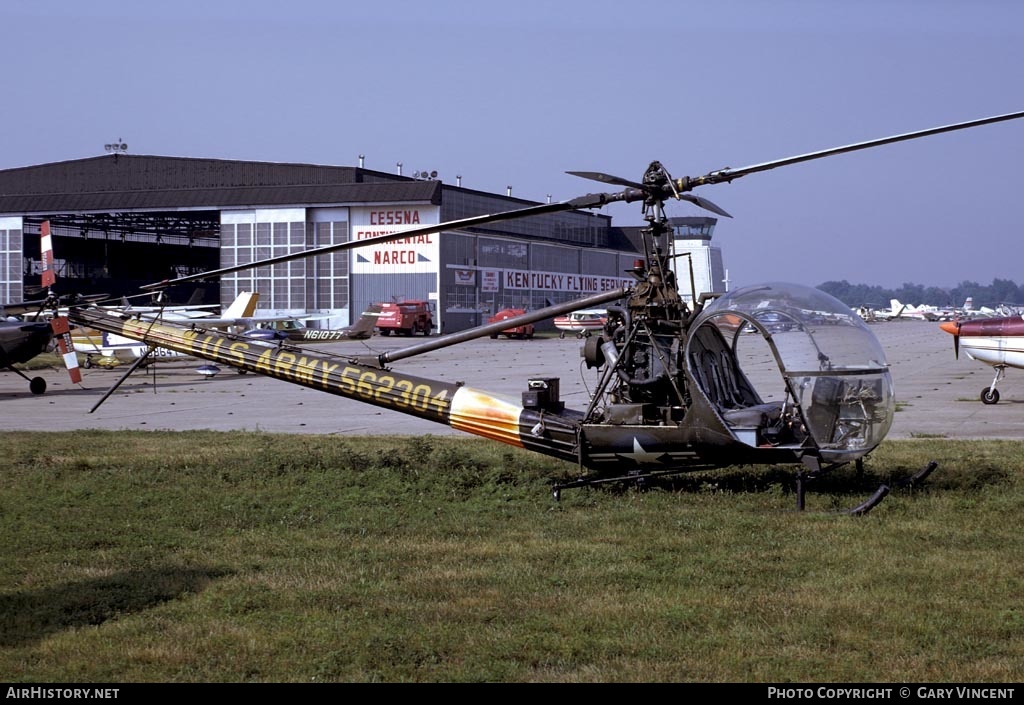 Aircraft Photo of 56-2304 / 562304 | Hiller OH-23C Raven (UH-12C) | USA - Army | AirHistory.net #452553