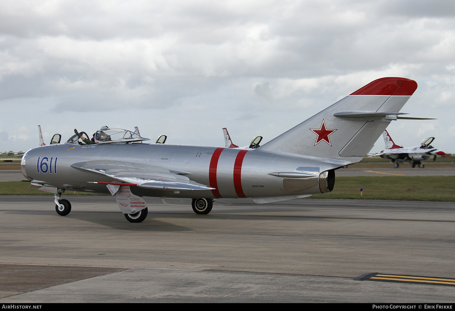 Aircraft Photo of N217SH / NX217SH / 1611 | PZL-Mielec Lim-5 (MiG-17F) | Soviet Union - Air Force | AirHistory.net #452560