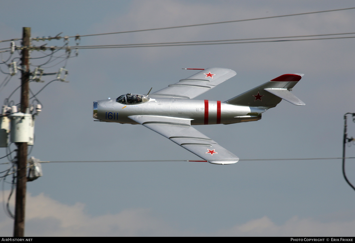 Aircraft Photo of N217SH / NX217SH / 1611 | PZL-Mielec Lim-5 (MiG-17F) | Soviet Union - Air Force | AirHistory.net #452564