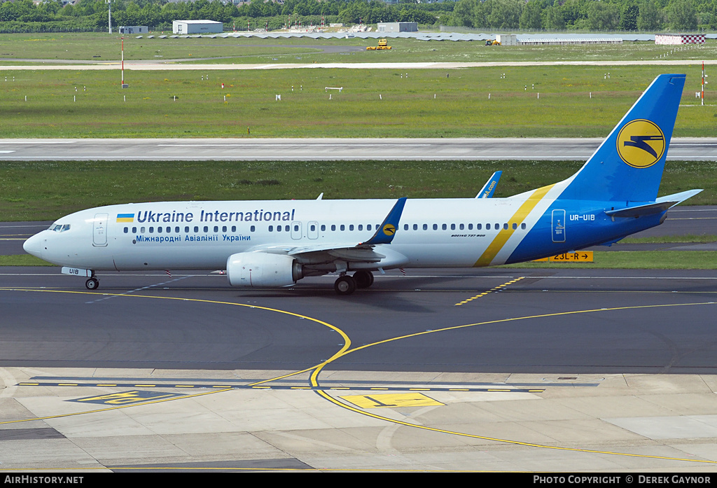 Aircraft Photo of UR-UIB | Boeing 737-800 | Ukraine International Airlines | AirHistory.net #452568