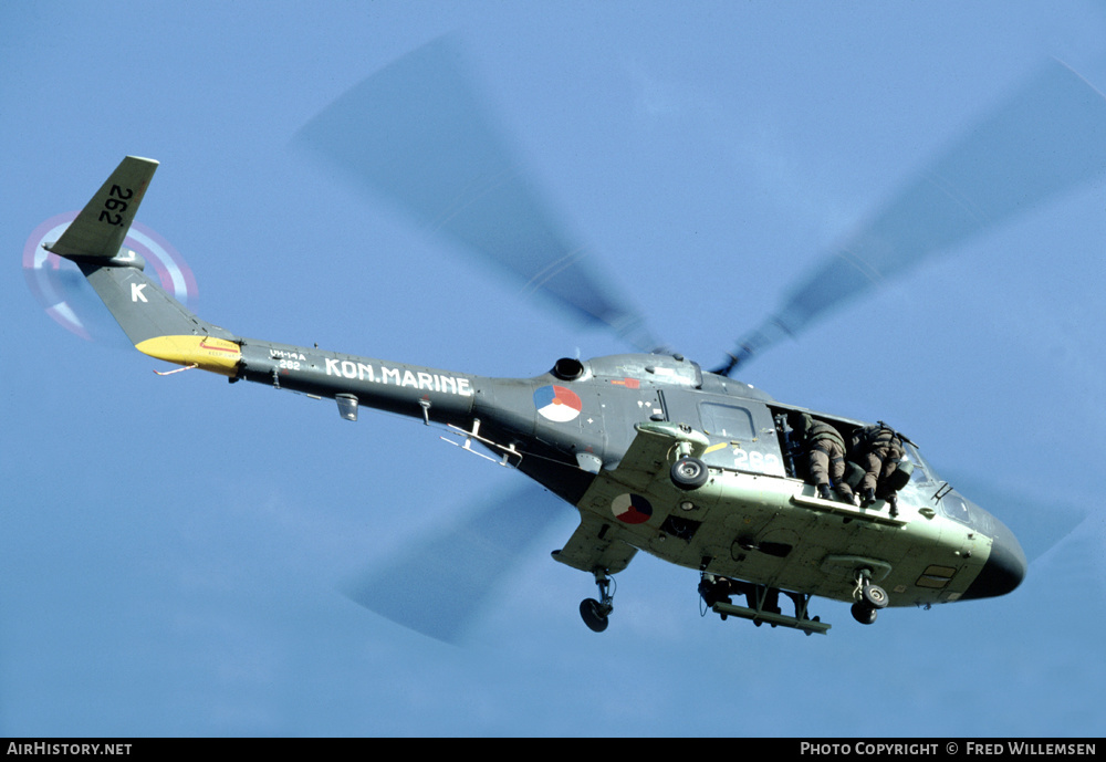 Aircraft Photo of 262 | Westland UH-14A Lynx Mk25 (WG-13) | Netherlands - Navy | AirHistory.net #452632