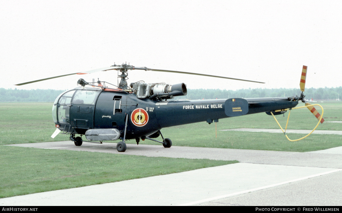 Aircraft Photo of M-1 | Aerospatiale SA-316B Alouette III | Belgium - Navy | AirHistory.net #452644