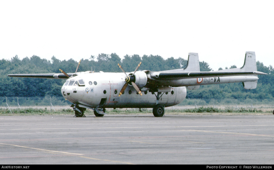Aircraft Photo of 115 | Nord 2501F-3 Noratlas | France - Air Force | AirHistory.net #452645